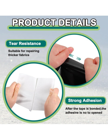 Cinta de Reparación de Toldos PATIKIL 8m x 5cm Impermeable