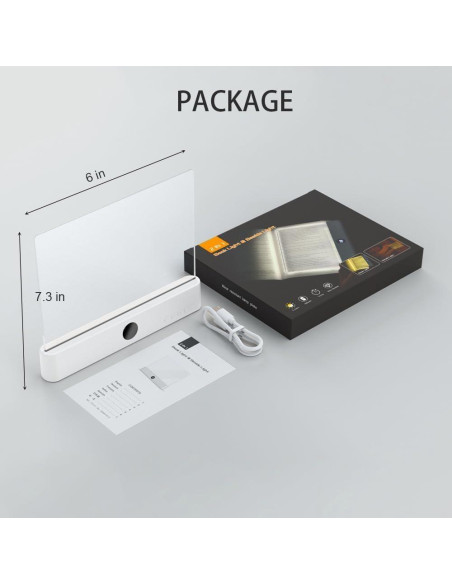 Luz de Lectura LED Strackvial Recargable 3 Colores Ajustable