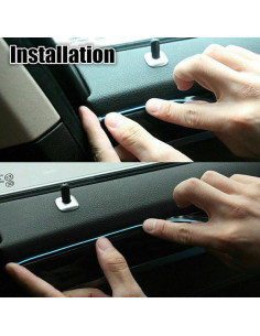 Tira de Luz LED de Neón 5M Azul Hielo - Impermeable y Flexible 2