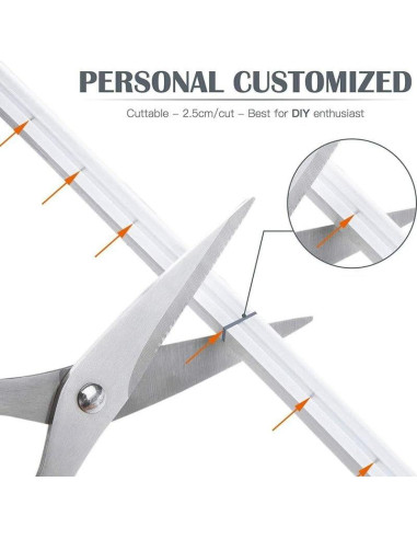 Tira de Luz LED de Neón 5M Azul Hielo - Impermeable y Flexible