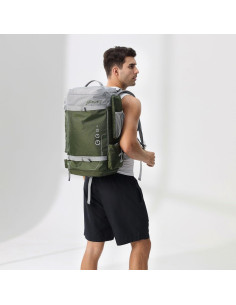 Mochila de Gimnasio BE SMART 40L Impermeable Verde Ejercito 2