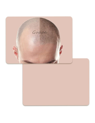 Piel de Práctica Micropigmentación Cuero Cabelludo MARLLOGIVA 19x14.5cm