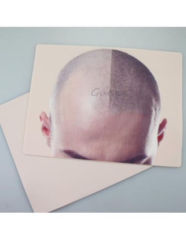 Piel de Práctica Micropigmentación Cuero Cabelludo MARLLOGIVA 19x14.5cm