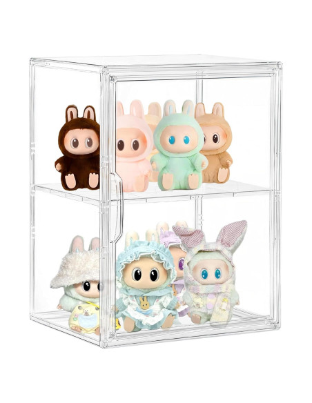 Caja de Exhibición Acrílica TrendyBin 2 Capas 1 Paquete Caja de Exhibición Acrílica TrendyBin 2 Capas 1 Paquete