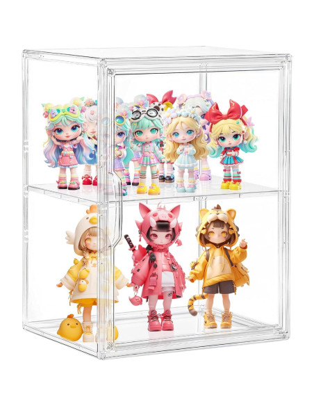 Caja de Exhibición Acrílica TrendyBin 2 Capas 1 Paquete Caja de Exhibición Acrílica TrendyBin 2 Capas 1 Paquete