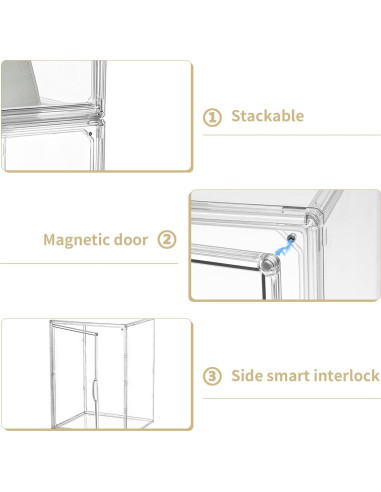Caja de Exhibición Acrílica TrendyBin 2 Capas 1 Paquete
