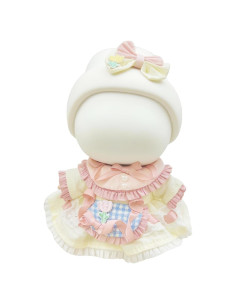 Conjunto Ropa para Muñecas 17cm CUTE002 Vestido Europeo Amarillo/Rosa