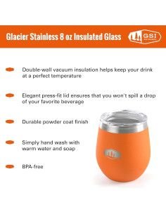 Vaso Aislante de Vidrio GSI Outdoors Calabaza Cosecha 2