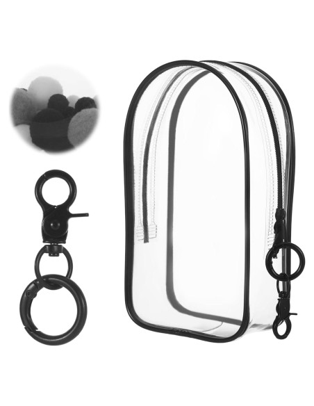 Funda Transparente para Llaveros Xyulaan con Cierre 20x14cm