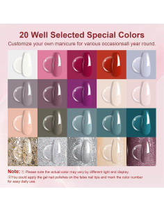 Kit de Esmalte de Uñas de Gel 43 Piezas MIRAGE LAYON 2