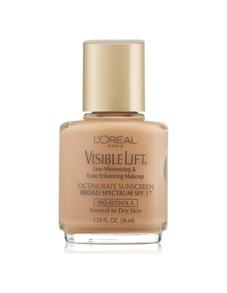Maquillaje Líquido L'Oreal Visible Lift Beige Dorado 37.5 ml