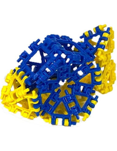 Juego de Bisagra 82 Piezas Juguetes Increíbles Azul/Rosa