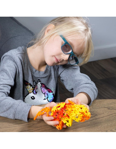 Juego de Bisagra 82 Piezas Juguetes Increíbles Azul/Rosa