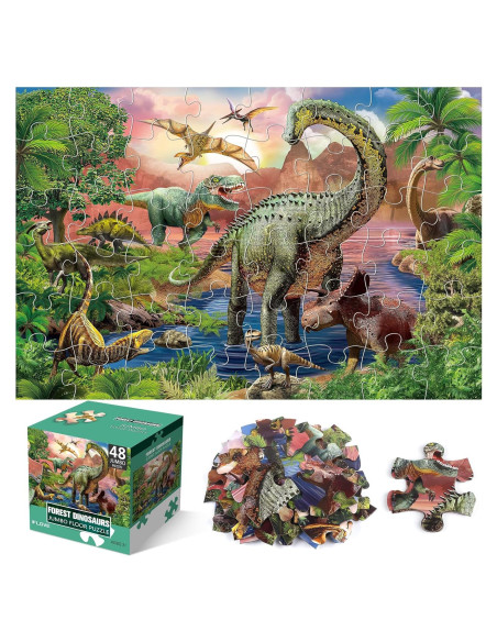 Rompecabezas de Suelo Jumbo IFLOVE Dinosaurios 48 Piezas