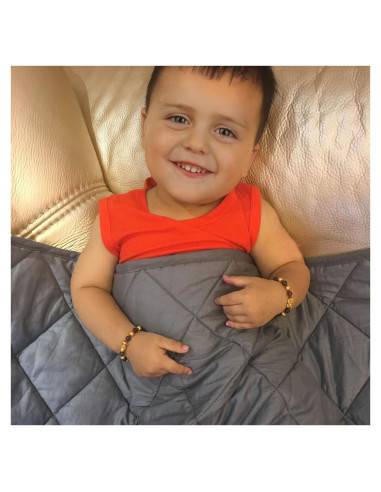 Manta con peso Hypnoser para niños 2.27 kg 91x122 cm Microfibra