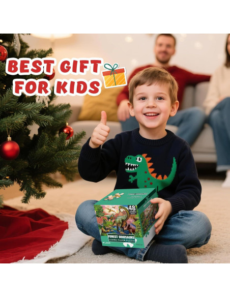 Rompecabezas de Suelo Jumbo IFLOVE Dinosaurios 48 Piezas