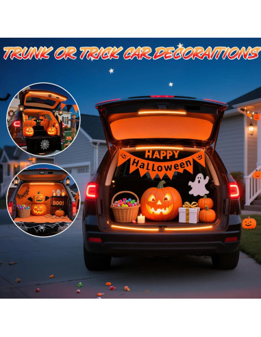 Luces LED interiores multicolor Zdovivot para coche USB