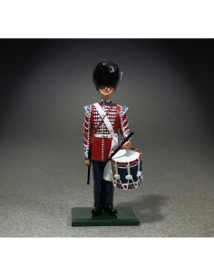 Figura de Soldado Drummer Guardia Granadera Británica 1953 W. Britain 1:32 2