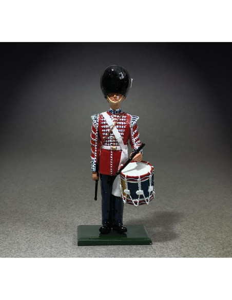 Figura de Soldado Drummer Guardia Granadera Británica 1953 W. Britain 1:32