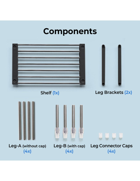 Organizador de Gabinete Expandible Carrotez Ajustable Negro 30-50 cm