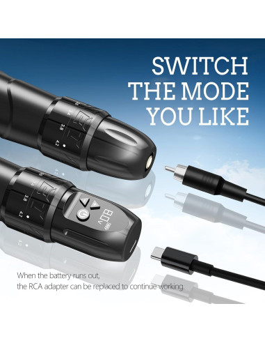 Kit de Máquina de Tatuaje Inalámbrica Xnet con Batería 1800mAh