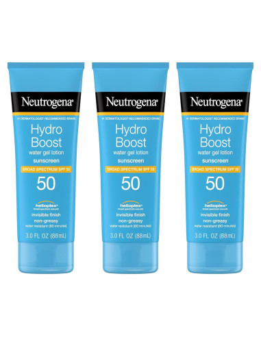 Protector Solar Neutrogena Hydro Boost SPF 50 Gel 3-Pack
