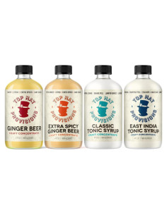 Kit de Tónica y Jengibre Top Hat - 4 Botellas de 120ml