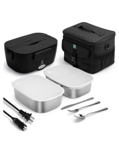 Caja de Almuerzo Eléctrica STN 80W 2 Contenedores 1.5L