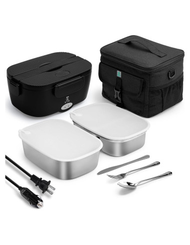 Caja de Almuerzo Eléctrica STN 80W 2 Contenedores 1.5L