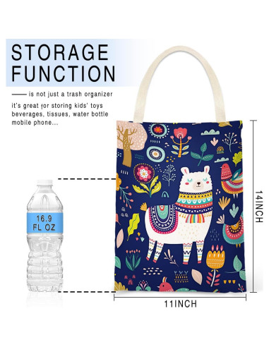 Bolsa de Basura Colgante para Auto IRADA Alpaca 28x36cm Impermeable