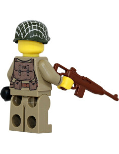 Minifigura Soldado Ranger 82 Aerotransportada WWII Modern Brick Warfare 2