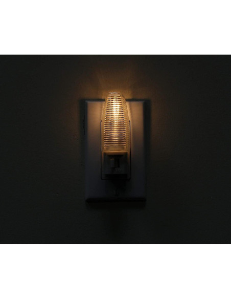 Luz Nocturna Enchufable Kingman 4W Blanca Cálida Certificada UL