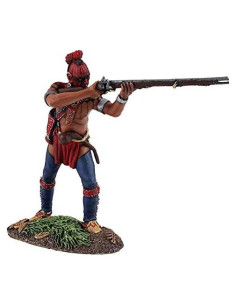 Soldado de Juguete W. Britain Indio Woodland 1:30 6.03 cm
