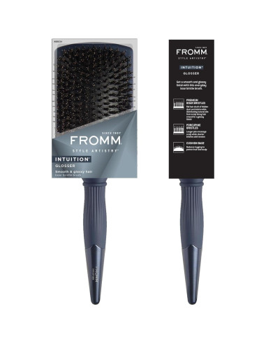 Cepillo Paddle de Cerda de Jabalí Fromm Intuition Glosser Azul