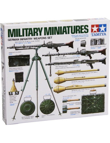 Conjunto de Armas de Infantería Alemana Tamiya 1:35
