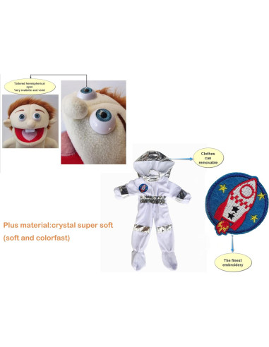 Marioneta Astronauta Rodayna 63.5 cm con Boca Movible