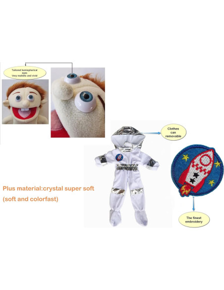 Marioneta Astronauta Rodayna 63.5 cm con Boca Movible