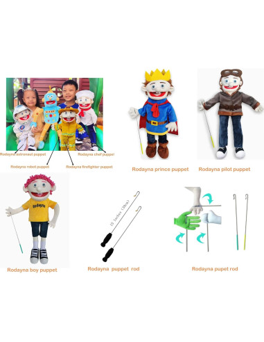 Marioneta Astronauta Rodayna 63.5 cm con Boca Movible