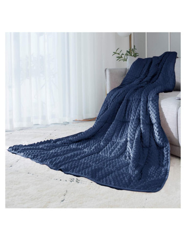 Manta con peso reversible ALANSMA 89x122cm 2.5kg Azul