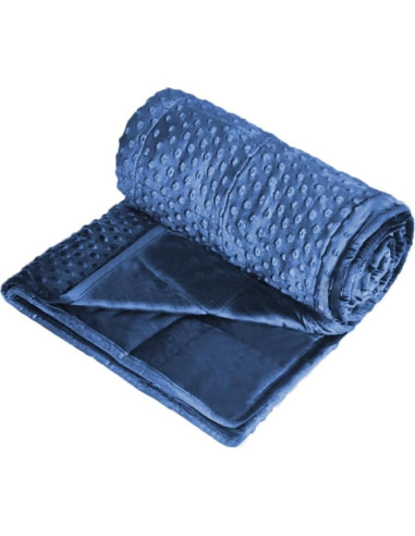 Manta con peso reversible ALANSMA 89x122cm 2.5kg Azul