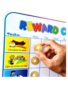 Tabla de Recompensas Magnética HMmagnets para 1 Niño - 127 Pegatinas