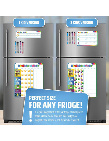 Tabla de Recompensas Magnética HMmagnets para 1 Niño - 127 Pegatinas