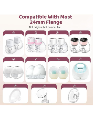 Kit de Tamaño de Brida Nursi Luna 3 en 1 con 10PCS 13-21mm