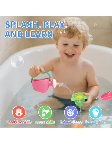 Set de 10 Juguetes de Baño para Bebés BAYMI - Diversión Acuática