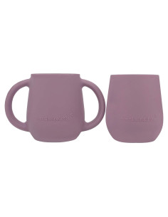 Tazas de Silicona para Destete Bebé BraveJusticeKidsCo. 2 Unidades
