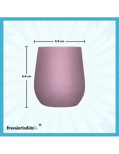 Tazas de Silicona para Destete Bebé BraveJusticeKidsCo. 2 Unidades