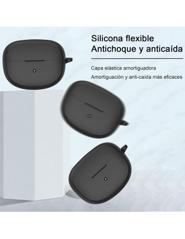 Funda USTIYA para Bose QuietComfort Ultra Silicona Negra