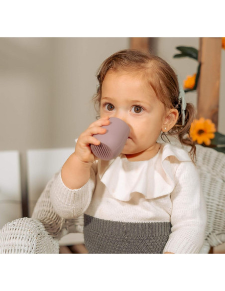 Tazas de Silicona para Destete Bebé BraveJusticeKidsCo. 2 Unidades