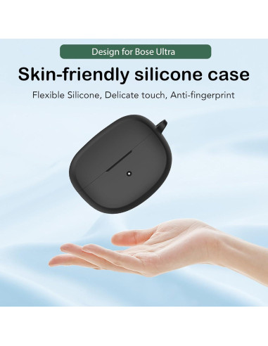 Funda USTIYA para Bose QuietComfort Ultra Silicona Negra
