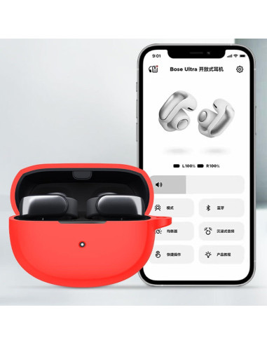 Funda USTIYA para Bose QuietComfort Ultra Silicona Negra